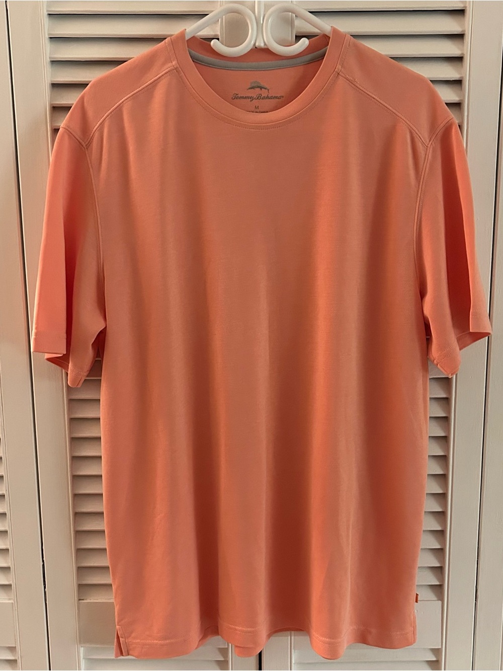 Tommy Bahama Short Sleeve Crew Tee in Coral Peach